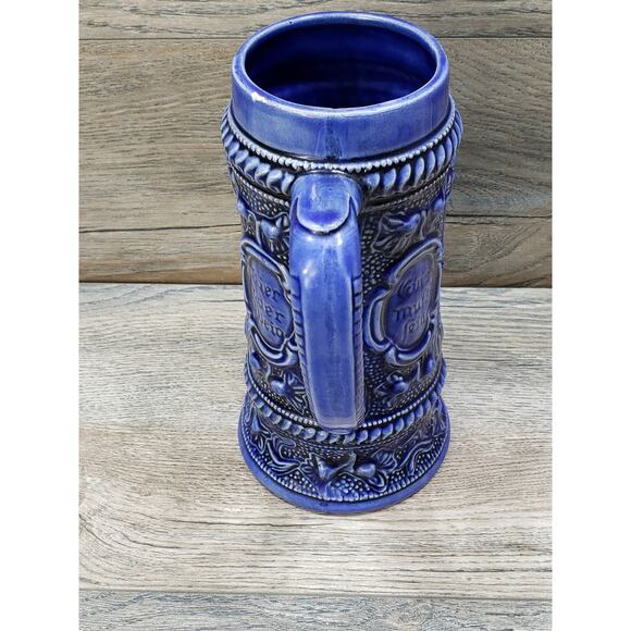 Arnels German Beer Stein Blue 3D - Picture 6 of 9